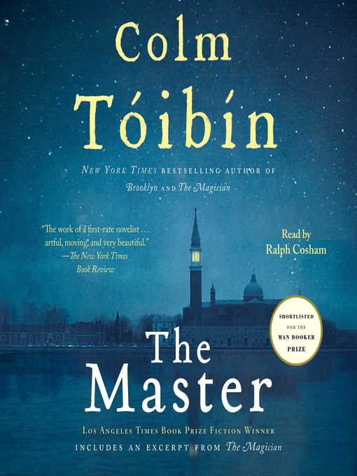 Title details for The Master by Colm Toibin - Wait list